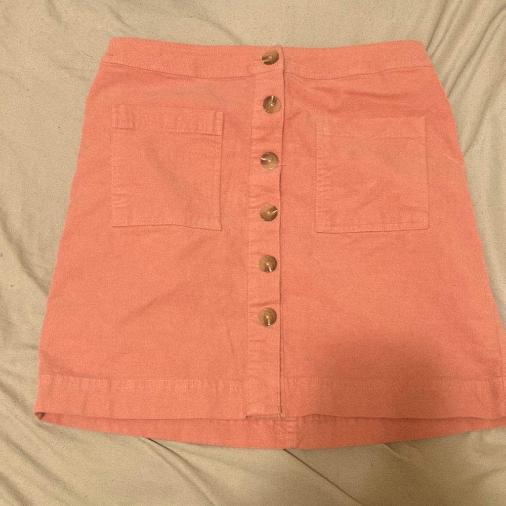 Pink, salmon, bubblegum pink, hot pink, button line on front,2 big front pockets